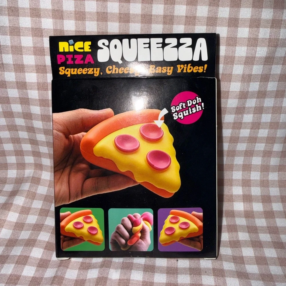 Viral Squeezza Pizza Squishy Stress Toy - Brand New
